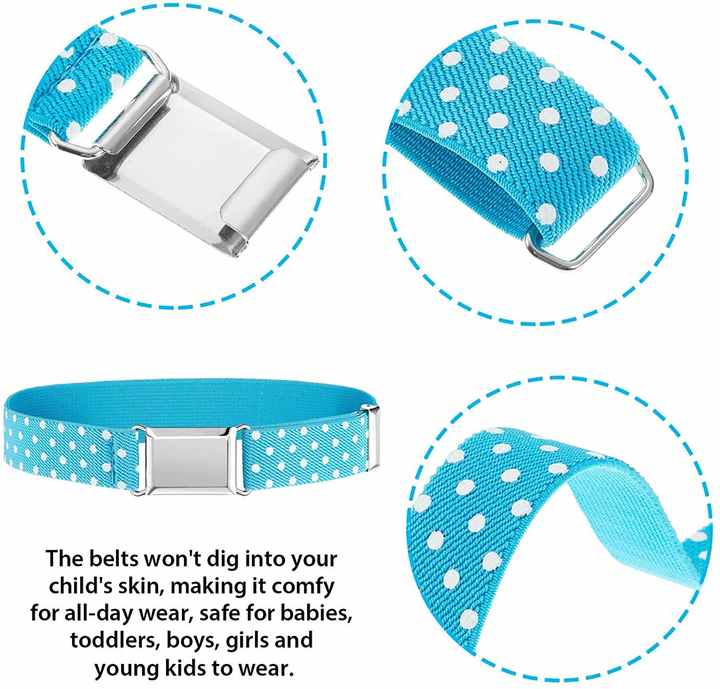 Hot Sale Clasp Elastic Strength Knitted Belts With Snaps Buckle for Kids Toddlers Adjustable Buckle School Belts for Kids - 图片 2