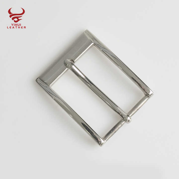 Custom Logo Simple Clip Reversible Pin Buckles Hardwares for Leather Belt Metal Alloy 35mm Prong Belt Buckle for Men - 图片 6