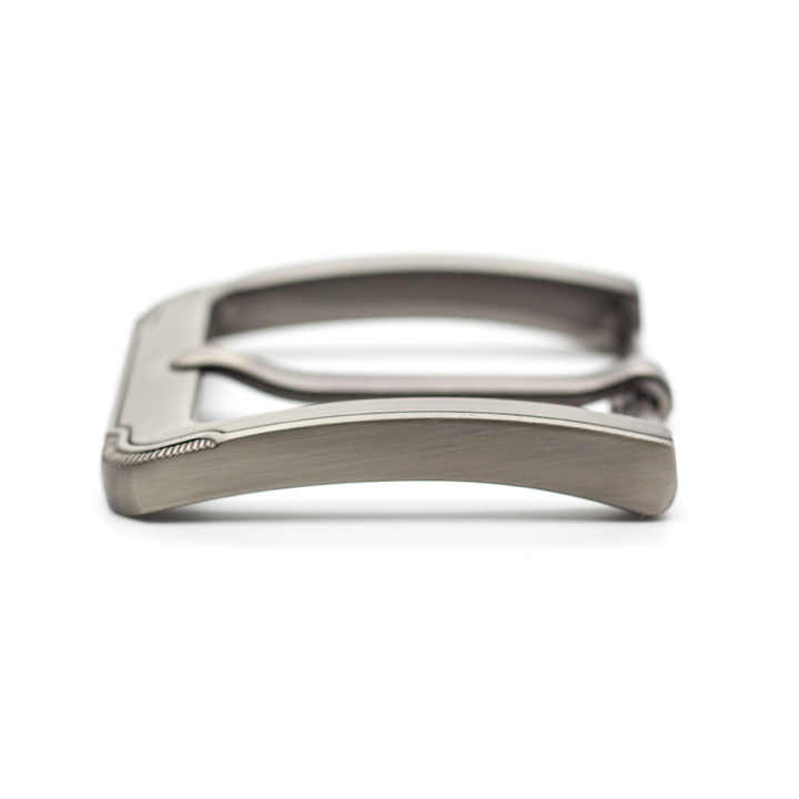 Wholesale Leather Craft Hardware Accessories Men's Belt Buckle 40 mm High Quality Simple Metal Buckle - 图片 2