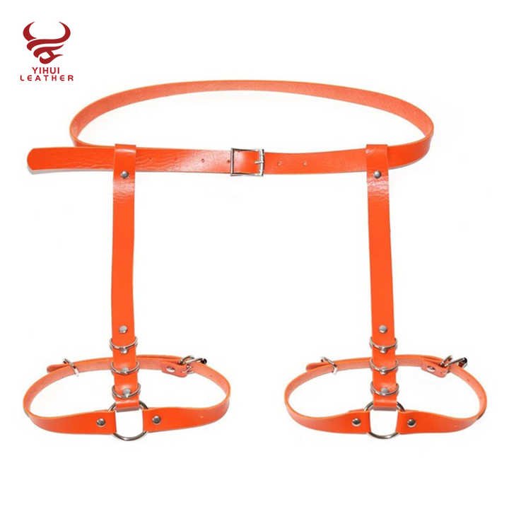 OEM Belts Women 2020 Sexy Harness Belt PU Leather Suspenders Leg Garters Belt - 图片 6
