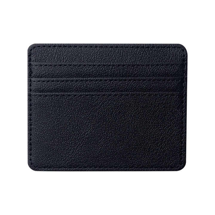 Custom Logo Leather Small Wallet Slim Minimalist Front Pocket Wallet Fashion RFID Blocking Faux Leather Mini Credit Card Holder - 图片 5
