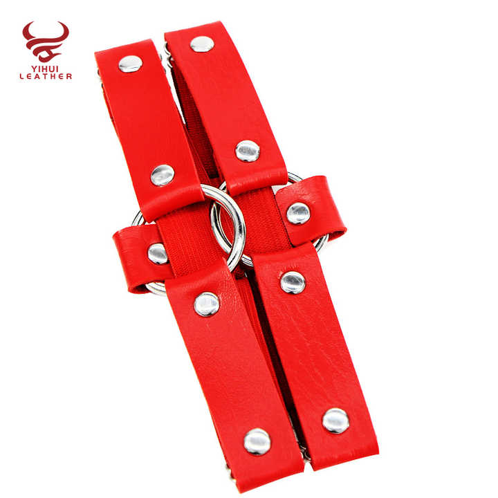 Fashion Punk Leg Harness Garter Belts Goth Ladies Bondage PU Sexy Chastity Belt Plus Size Garters Belt - 图片 3