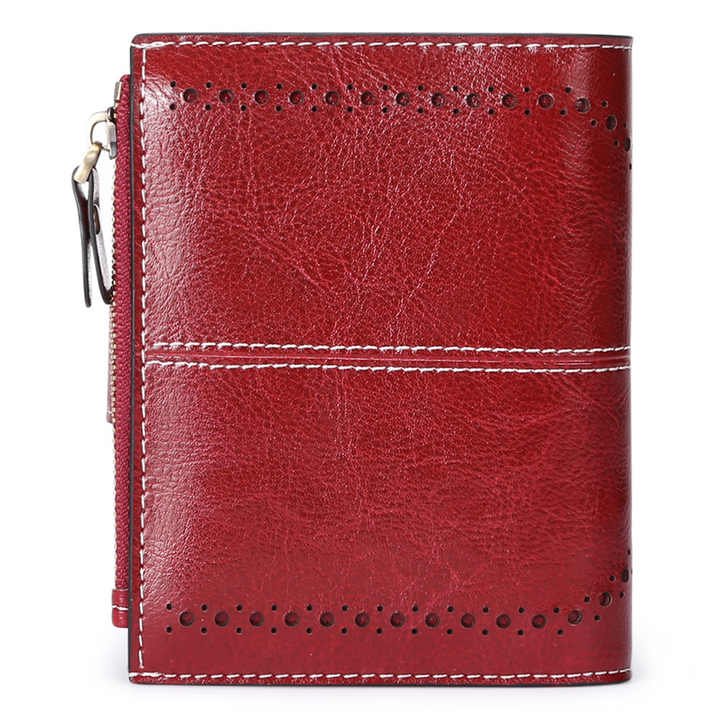 Wholesale Small Leather Wallet Genuine Leather Purse Leather Coin Purse Card Women Wallet Woman Wallet - 图片 2