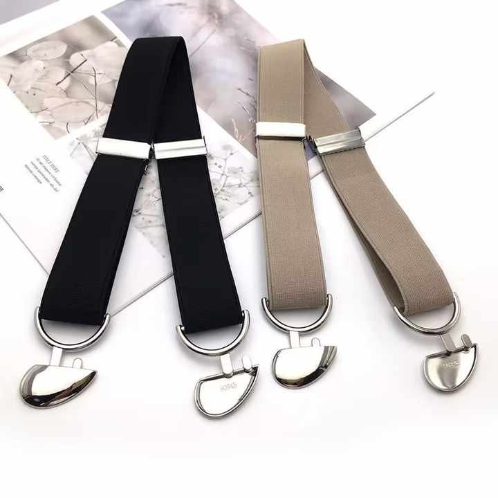 Designer Stretch Adjustable Belts for Girls Boys Back to School Supplies Heart Buckle Elastic Strength Belts for Kids Students - 图片 2