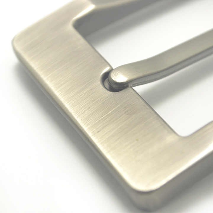 Wholesale Leather Craft Hardware Accessories Men's Belt Buckle 40 mm High Quality Simple Metal Buckle - 图片 3