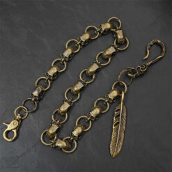 New Hip Hop Western Punk Wallet Chain Gothic Chunky Trouser Pants Chains Halloween Metal Heavy Duty Jean Pocket Skull Chains