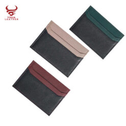 Color Combined Man Pu Leather Custom logo Woman Card Holder Wallet