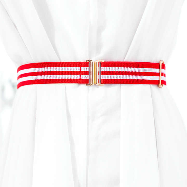Elastic Belt Kindergarten Canvas Boy and Girl Scout Training Children's Student Belt Elastic Belt Width 2.5cm - 图片 6