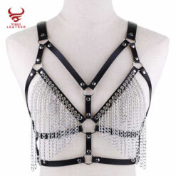 Women Sexy Lingeries Harness Belt Sexy Chastity Bold Belt Garter Chest Body Clear Sex Toy Corset Belt