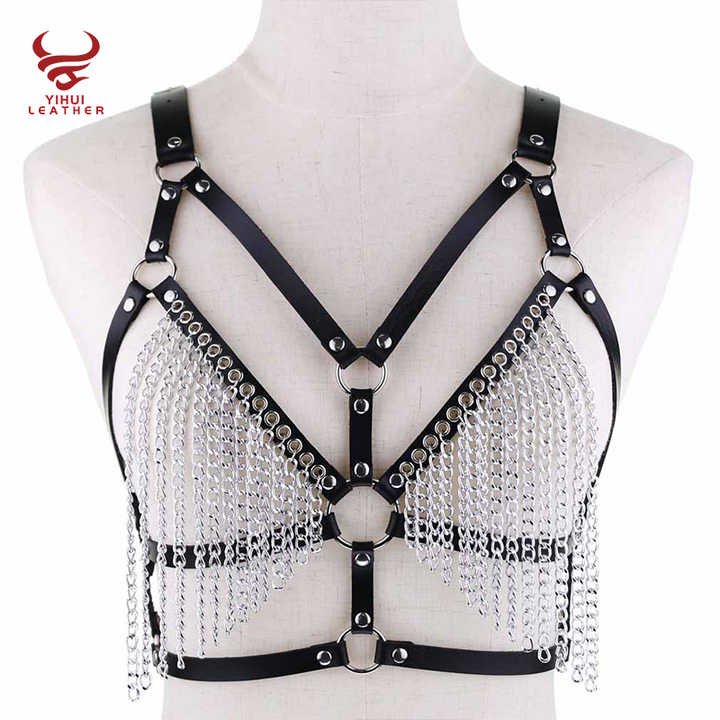 Women Sexy Lingeries Harness Belt Sexy Chastity Bold Belt Garter Chest Body Clear Sex Toy Corset Belt