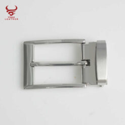 Custom Logo Simple Clip Reversible Pin Buckles Hardwares for Leather Belt Metal Alloy 35mm Prong Belt Buckle for Men