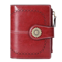 Wholesale Small Leather Wallet Genuine Leather Purse Leather Coin Purse Card Women Wallet Woman Wallet