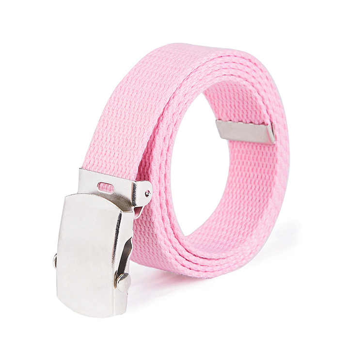 Wholesale 25mm Width Children's Belt Trend Fashion Kids Universal Pants Thickened Roll Buckle Canvas Belt Boys - 图片 6