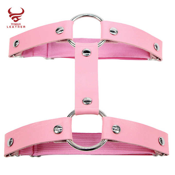 Fashion Punk Leg Harness Garter Belts Goth Ladies Bondage PU Sexy Chastity Belt Plus Size Garters Belt - 图片 5