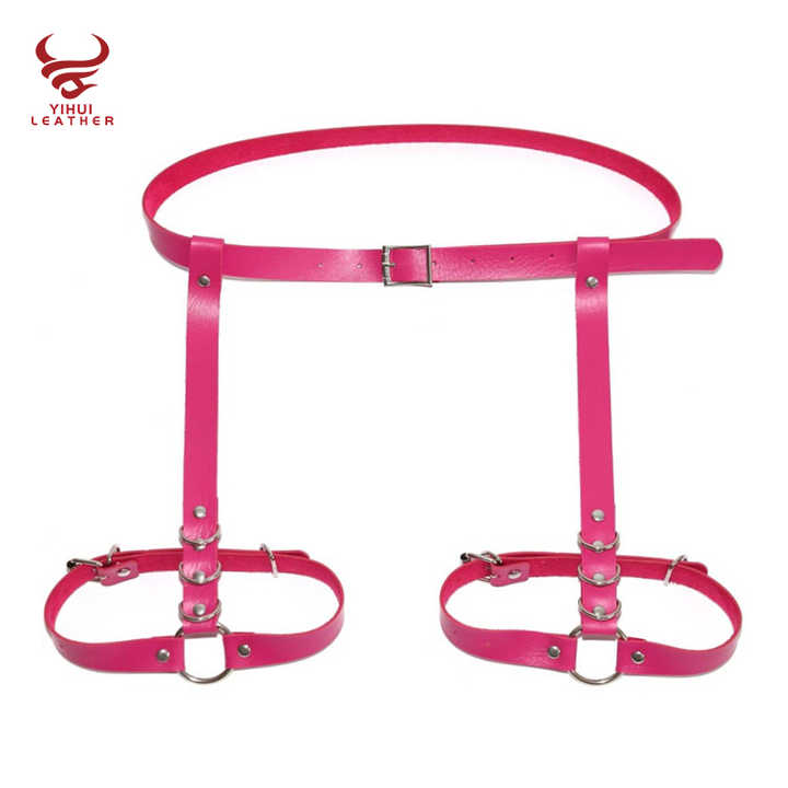 OEM Belts Women 2020 Sexy Harness Belt PU Leather Suspenders Leg Garters Belt - 图片 5