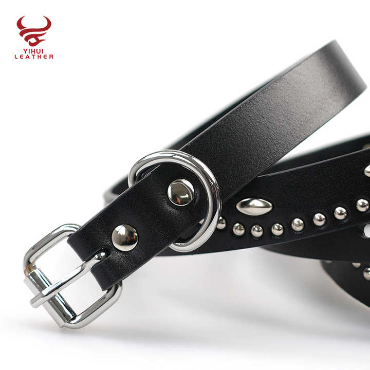 Custom 2025 New Designer Studded Flower Belts Top Grain Leather Pants Belt Women Novelty Studded Rivets Belts with Roller Buckle - 图片 5