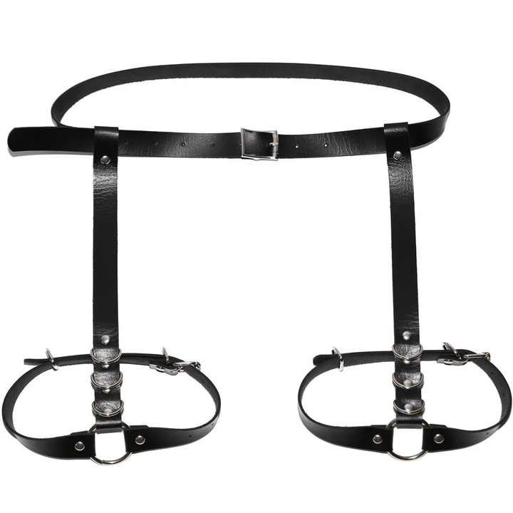 OEM Belts Women 2020 Sexy Harness Belt PU Leather Suspenders Leg Garters Belt - 图片 3