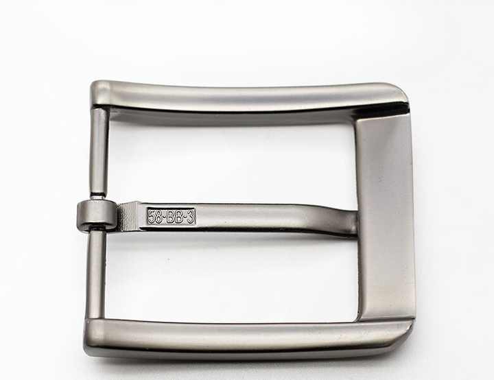 Wholesale Leather Craft Hardware Accessories Men's Belt Buckle 40 mm High Quality Simple Metal Buckle - 图片 4