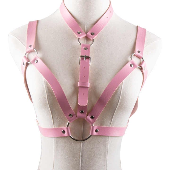 Wholesale Party Body Accessories Chastity Punk Leather Body BDSM Belts Chest Harness Belts for Women and Girls - 图片 3