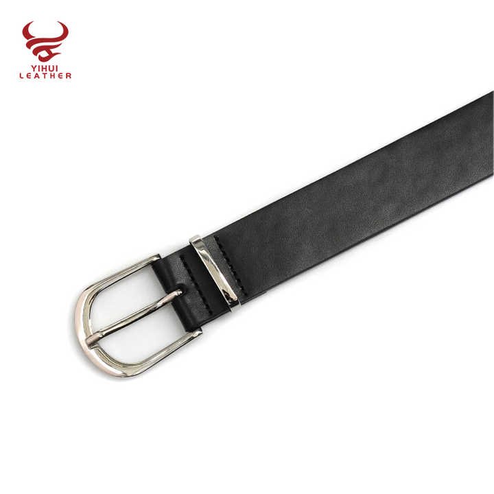 New Style Black 3.4cm Width PU Equestrian Sport Waist Belt With Snaffle Bit Buckle Black Horseback Riding Leather Belt for Women - 图片 3