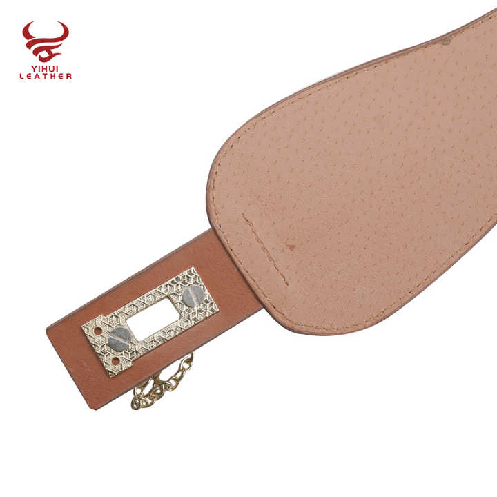 2022 New Fashion Suede Leather Female Dress Wide Waist Belts Leather Women Belt With Key Lock Buckle - 图片 4
