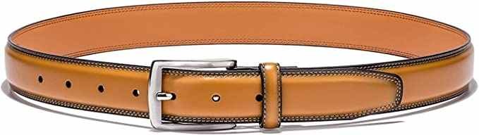 High Quality Classic Design Leather Belt for Business Work Men Leather Belt Alloy Pin Buckle Genuine Leather Belt for Men Pants - 图片 5