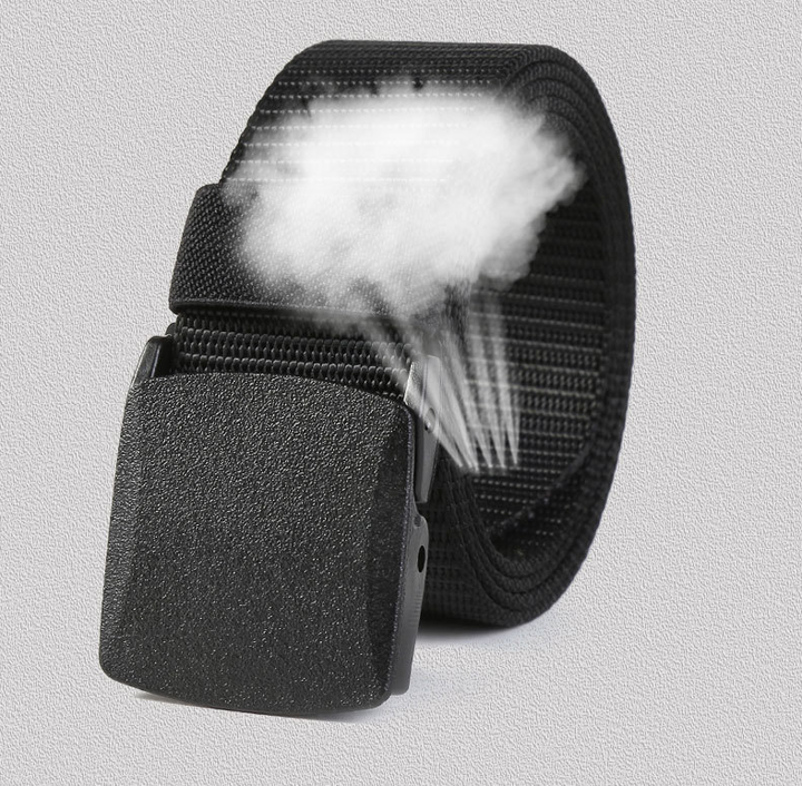 High Quality Webbing Canvas Outdoor Belt Men Leisure Plastic Belt Buckle Cut to Fit Canvas Nylon Web Belt Men - 图片 6