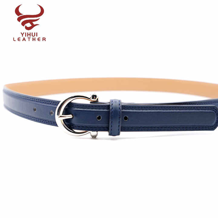Wholesale Hot Faux Leather Slim Waist Belt PU Women Fashionable Leather Belts - 图片 3