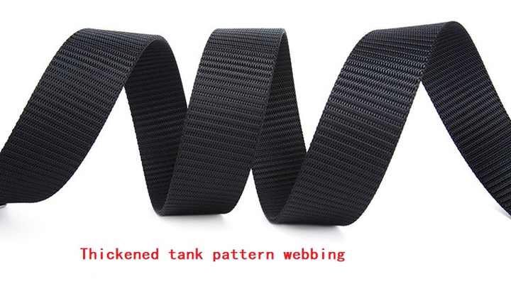 Glossy Laser LOGO Canvas Thickened Nylon Belt Boys Automatic Belt Buckle Casual Webbing Pants Belt for Man - 图片 3