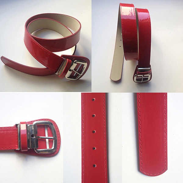 Factory Custom High Quality PU Belt Men's and Women's Student Baseball Sports Belt Multiple Colors Dress Belts - 图片 4