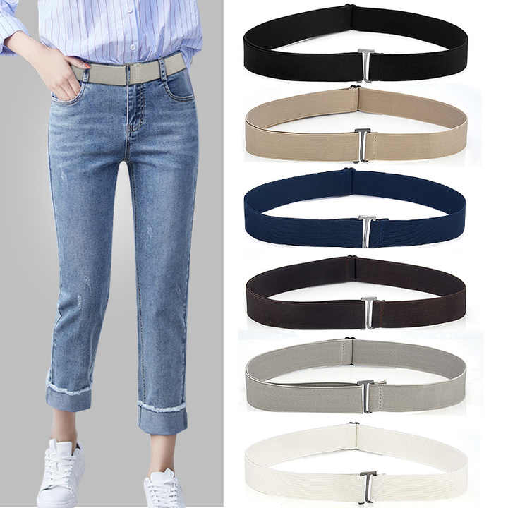 Elastic Crop Band for Younger T-Shirts Tuck Band Crop Tops Blouses for WomanTuck Band No Show Invisible Women's Stretch Belt - 图片 6