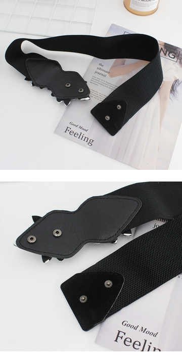 Wide Dressy Belt Plus Size Women Fancy Dress Waist Accessories for Girls Crystal Rhinestone Stretch Flower Rose Belt for Women - 图片 6
