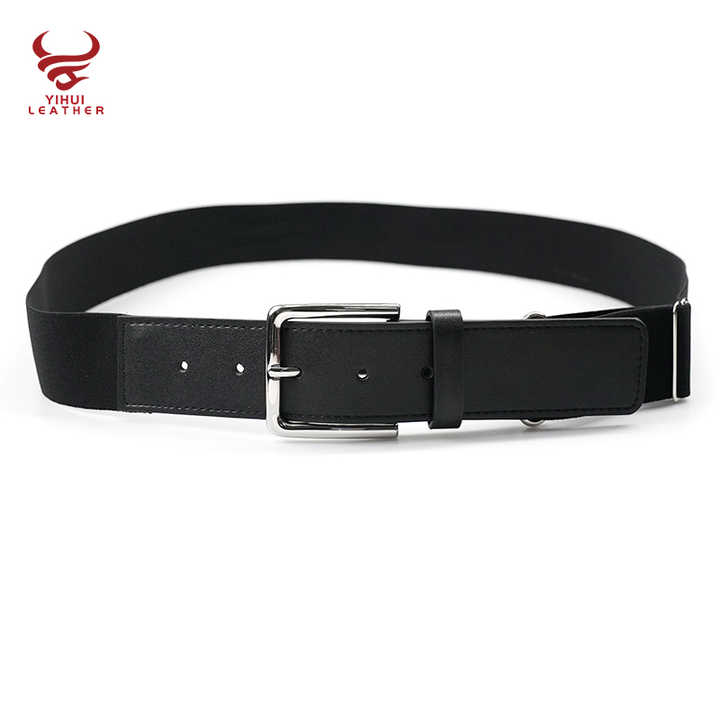 Wholesale Adult and Youth Softball Uniform Belts PU Leather Belt Elastic Stretch Braided Baseball Golf Belt for Men and Women - 图片 4
