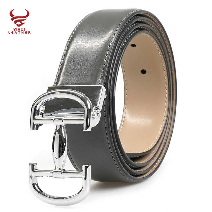 Wholesale Luxury Top Belts Plain Buckle Belt Genuine Leather Casual Tan Belts - 图片 6