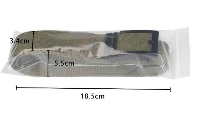 New Product Golf Casual Nylon Web Men's Belts for Men Jeans Shorts Adjustable Automatic Ratchet Buckle Nylon Tactical Belt Mens - 图片 6