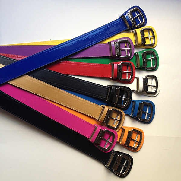 Factory Custom High Quality PU Belt Men's and Women's Student Baseball Sports Belt Multiple Colors Dress Belts - 图片 2