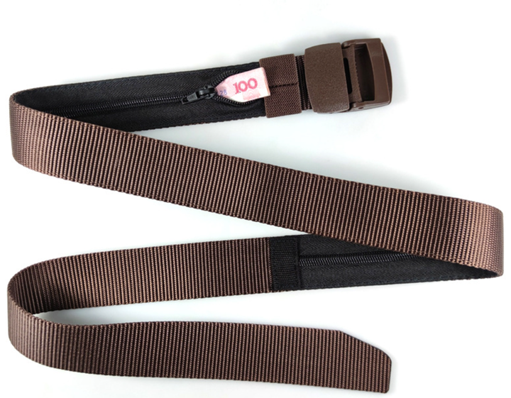 Hot Sale Security Money Belt With Hidden Money Pocket With Plastic Buckle Outdoor Webbing Nylon Money Belts for Travel for Men - 图片 5
