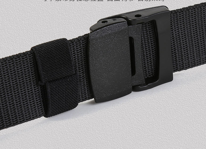 High Quality Webbing Canvas Outdoor Belt Men Leisure Plastic Belt Buckle Cut to Fit Canvas Nylon Web Belt Men - 图片 3