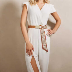 Wholesale Summer French Style Elegant Waist Belt for Lady Dress New Fashion Silk Splicing Braided Leather Belt for Young Girls