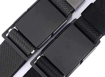 Wholesale Men's Nylon Webbing Belt With Magnetic Alloy Buckle Adjustable Canvas Nylon Tactical Belt for Men - 图片 5
