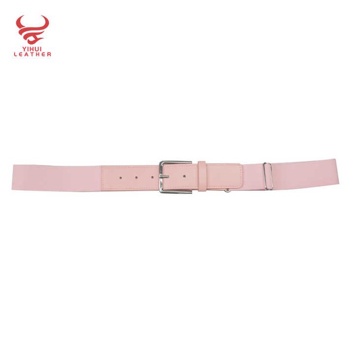 Wholesale Adult and Youth Softball Uniform Belts PU Leather Belt Elastic Stretch Braided Baseball Golf Belt for Men and Women - 图片 6