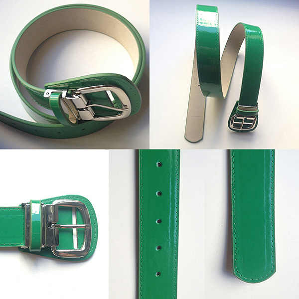 Factory Custom High Quality PU Belt Men's and Women's Student Baseball Sports Belt Multiple Colors Dress Belts - 图片 5