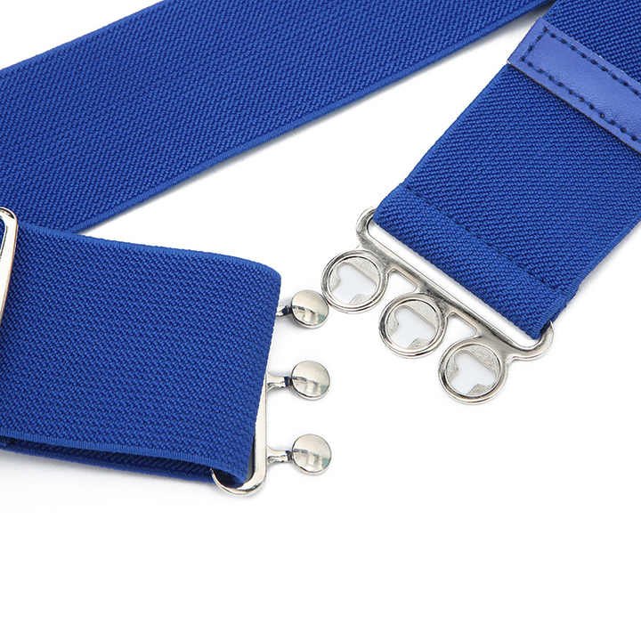 New Designer Elastic Stretch Adjustable Strap Waist Belt With Zipper Bag No Show Invisible Web Horse Rider Belt With Pocket - 图片 4