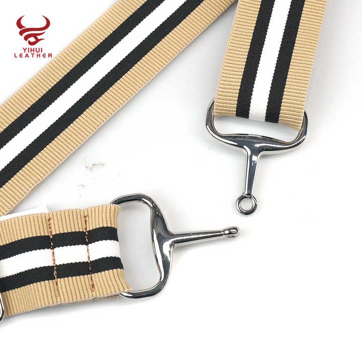 Manufacturers Wholesale Casual Woven Surcingle Belts Girls Cheap Horse Rider Adjustable Elastic Equestrian Belt Women - 图片 4