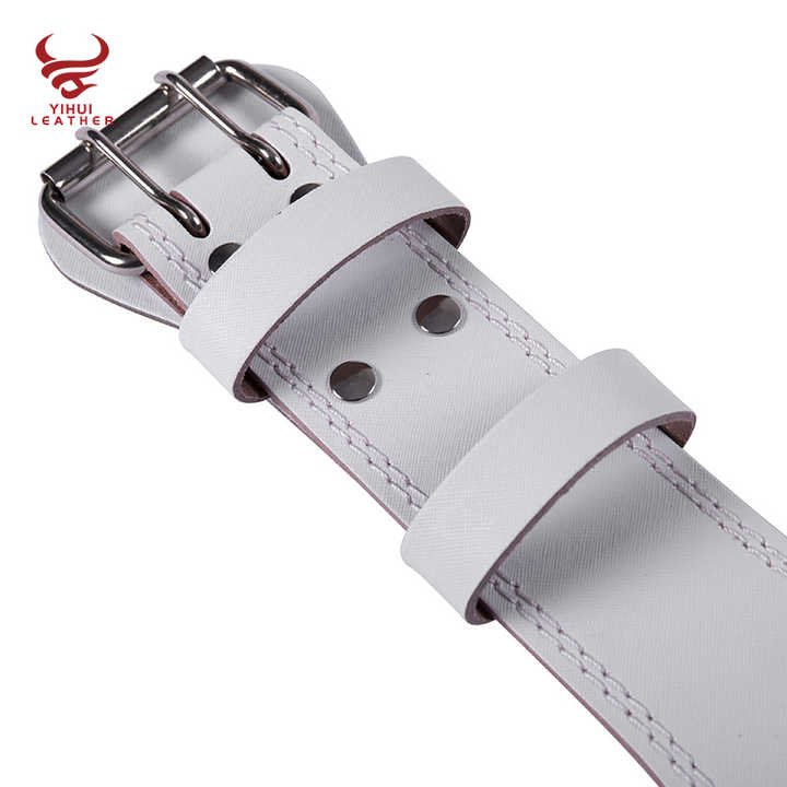 Wholesale PU Leather Waist Protective Adjustable GYM Weight Lifting Belt Custom Gym Leather Weightlifting Belt for Men - 图片 5